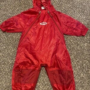 Tiffi Red Kids One Piece